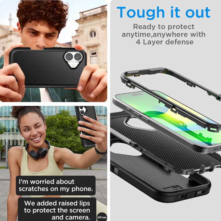 AICase Rugged Shield for iPhone 17 Pro Max