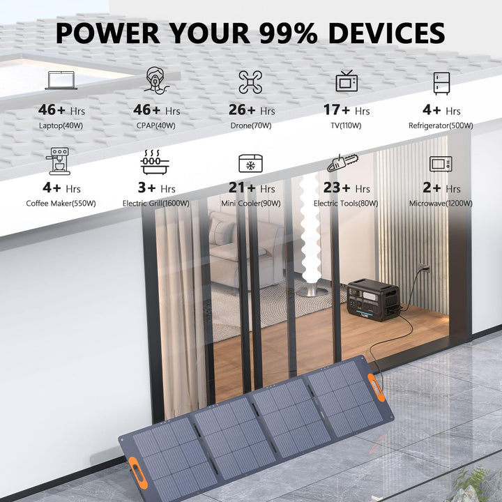 ALLWEI Solar Generator 280Wh