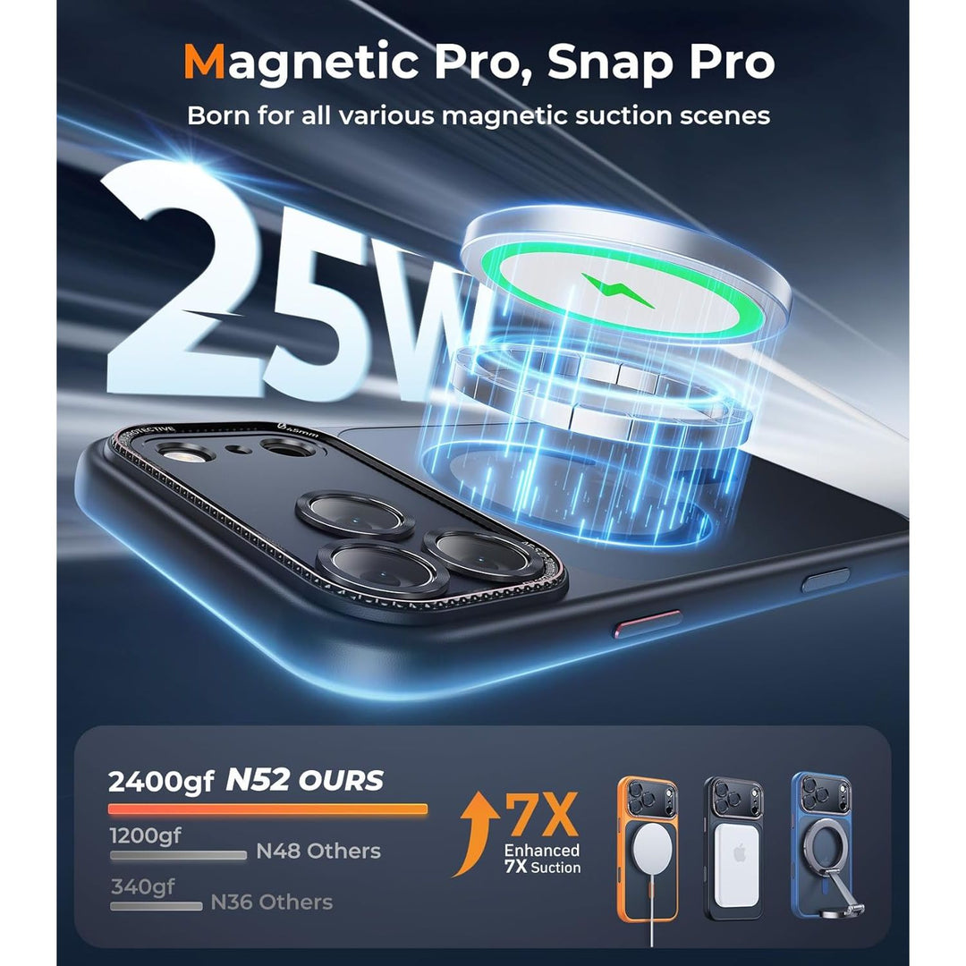 MagGrip Armor Case: iPhone 17 Pro Max - Orange