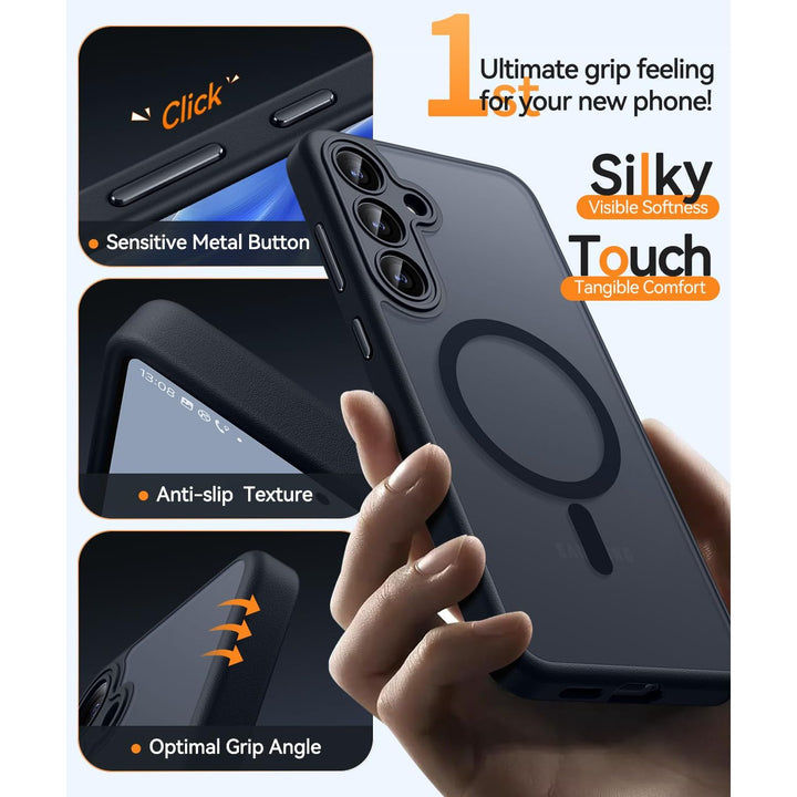 MagFlex Clear Case for Galaxy S25 Ultra with Kickstand - DOKUTRONIX