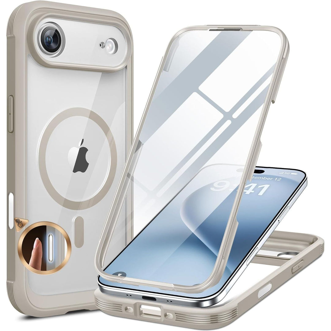 Miracase MagSafe Armor Case for iPhone 17 Pro Max Orange