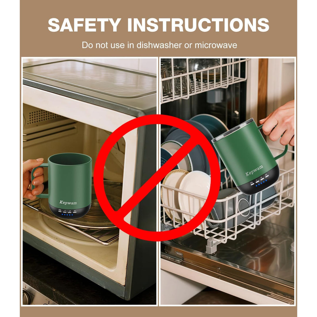 HeatMug Pro: Smart Self-Heating Coffee Cup