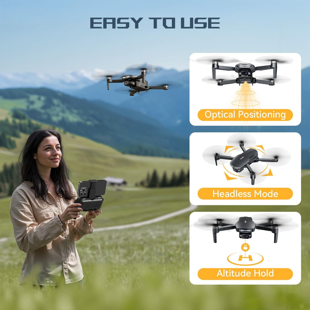 AeroVision 4K Drone: Long-Range FPV & Easy Fly
