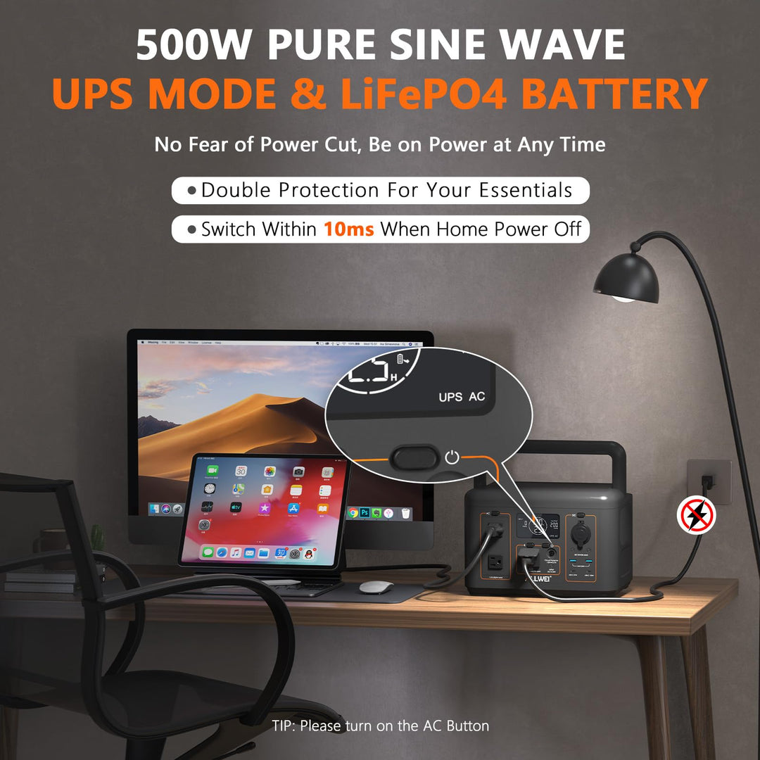 ALLWEI Solar Generator 280Wh