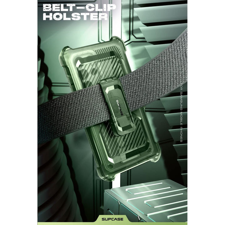 SUPCASE for Samsung Galaxy S23 Ultra Case with Stand, [Unicorn Beetle Pro] [2 Front Frames] [Built-in Screen Protector & Belt-Clip] Military-Grade Protection Phone Case for Galaxy S23 Ultra, Black - DOKUTRONIX