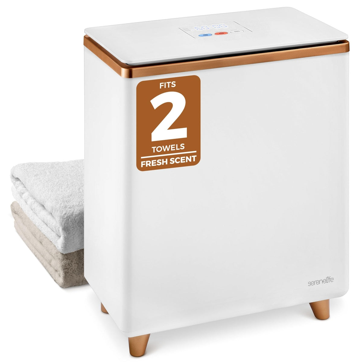 SereneLife Luxury Rectangle Towel Warmer - Thumbnail 4