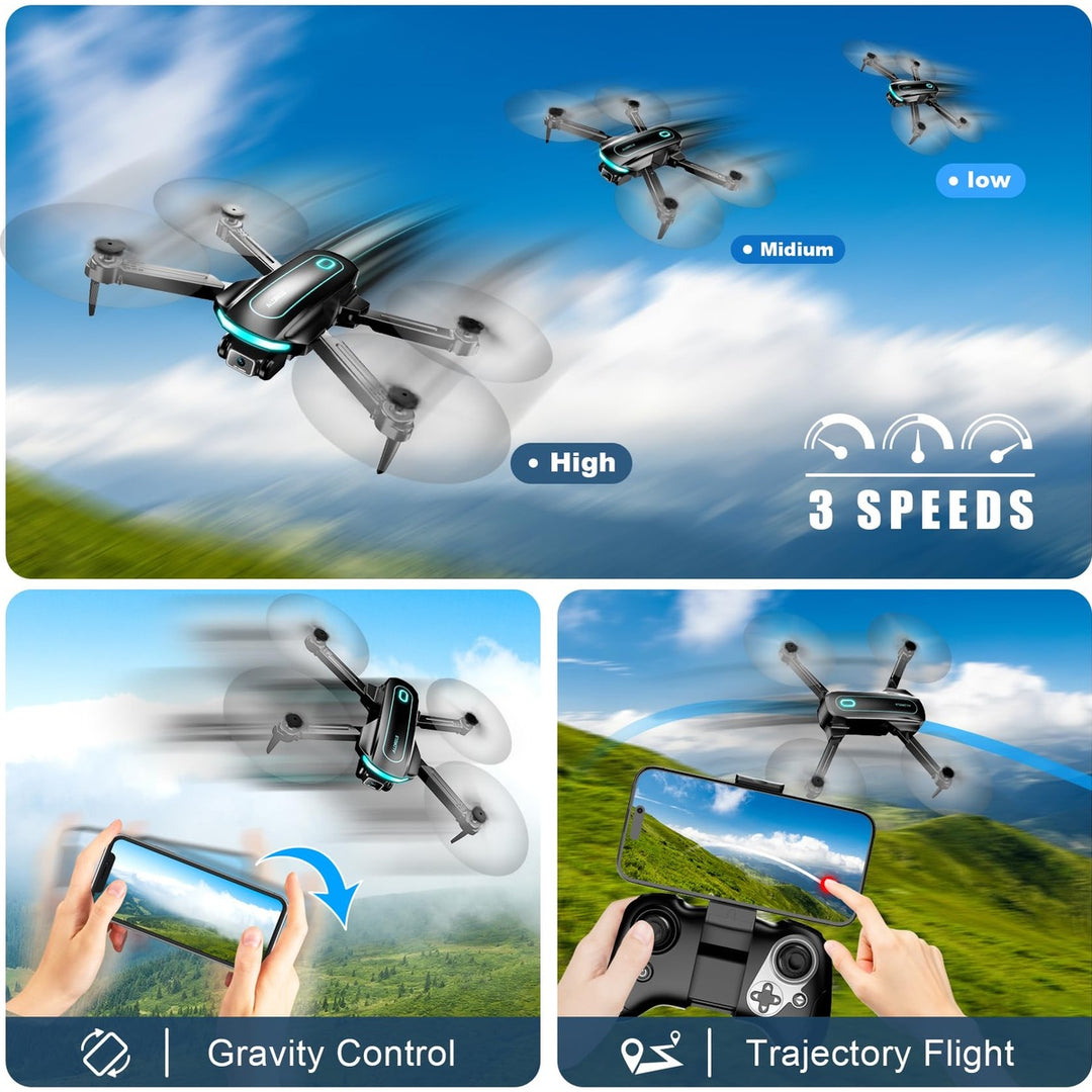 SkySnap Mini Drone: HD, Foldable, Fun for All!