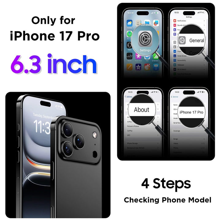 Temdan iPhone 17 Pro Max Case - Waterproof & Shockproof