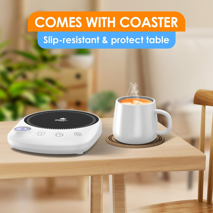 SmartHeat Mug Warmer: Fast, Safe & Versatile