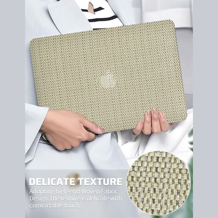Seorsok Elegant Leather MacBook Air Case - Beige