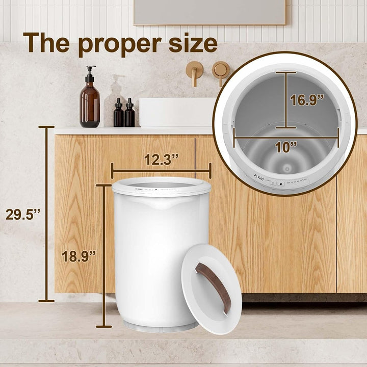 CozyWrap Large Towel Warmer with Wood Handle