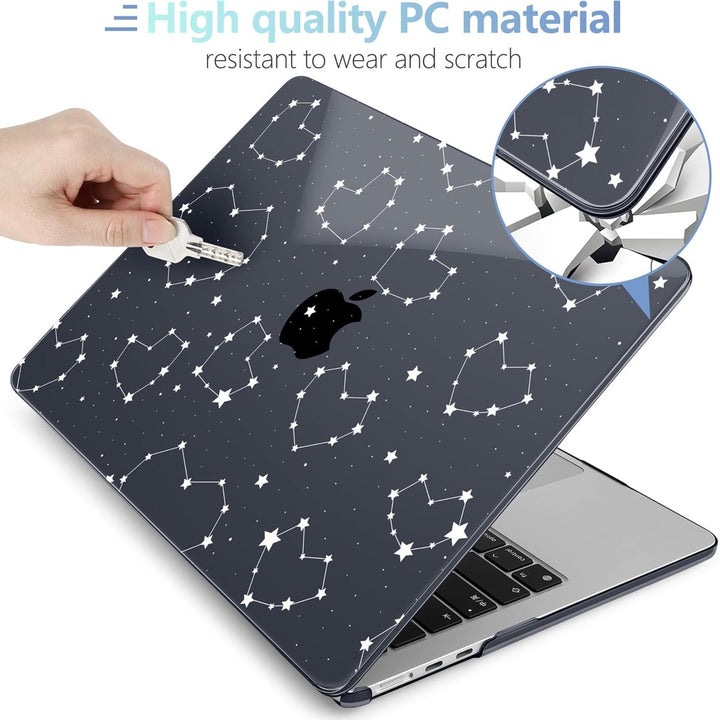 MEEgoodo Floral Hard Shell Case for MacBook Air 13