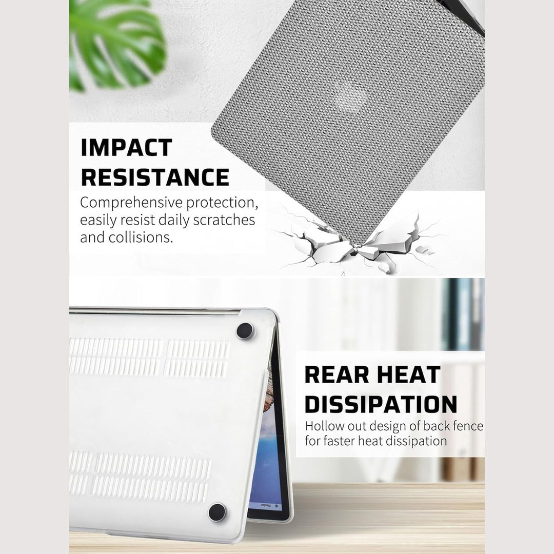 Seorsok Elegant Leather MacBook Air Case - Beige