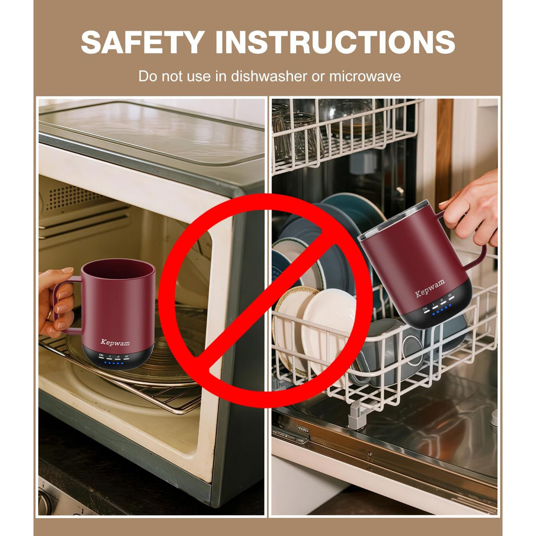 HeatMug Pro: Smart Self-Heating Coffee Cup