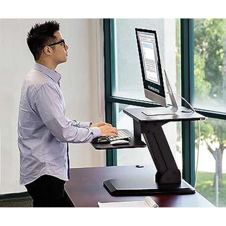 ErgoLift Adjustable Sit-Stand Desk Converter - DOKUTRONIX
