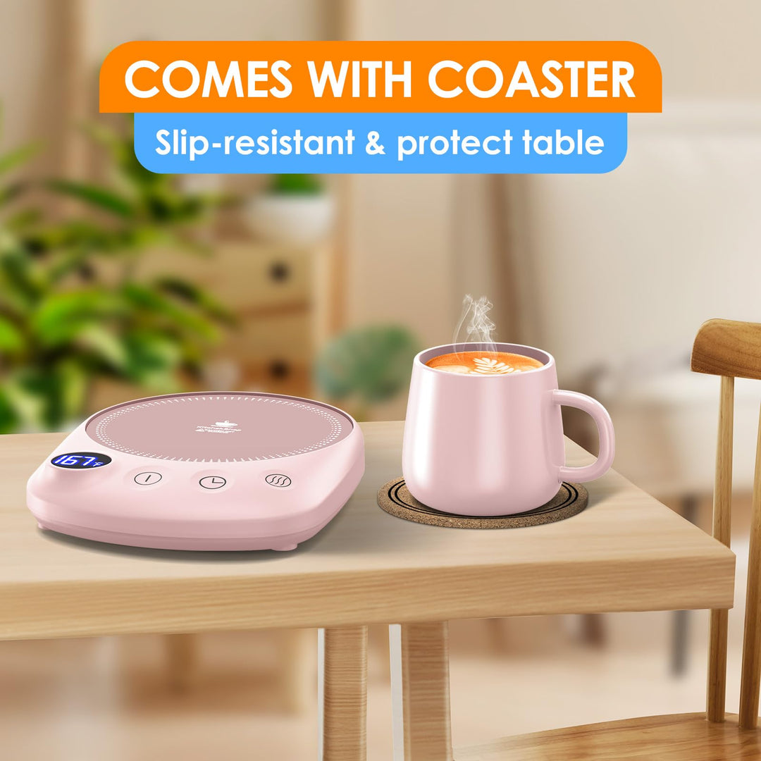SmartHeat Mug Warmer: Fast, Safe & Versatile