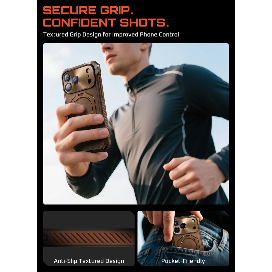 DesertGuard: MagSafe iPhone 17 Pro Max Case + Kickstand