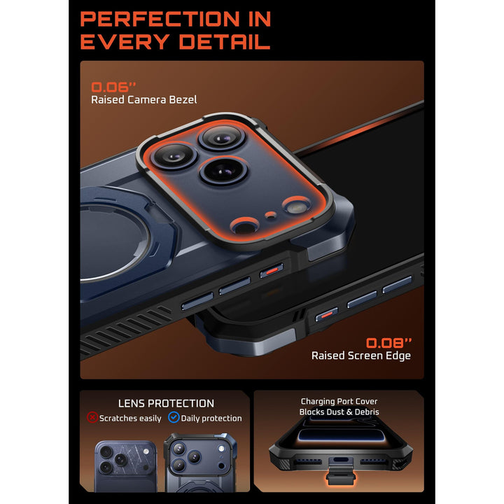 DesertGuard: MagSafe iPhone 17 Pro Max Case + Kickstand