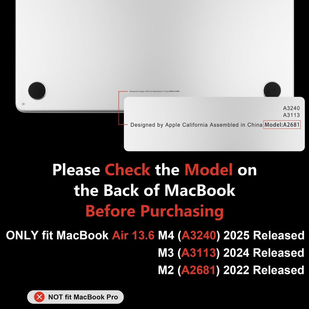 MEEgoodo MacBook Air 13 Case + Accessories