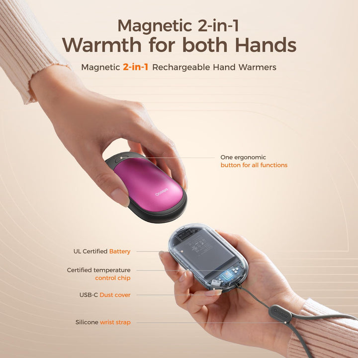 MagiHand Rechargeable Warmers - UL Certified