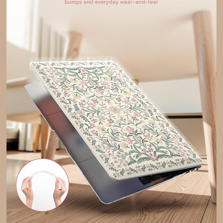 FloralShield MacBook Air 13 Case & Keyboard Cover
