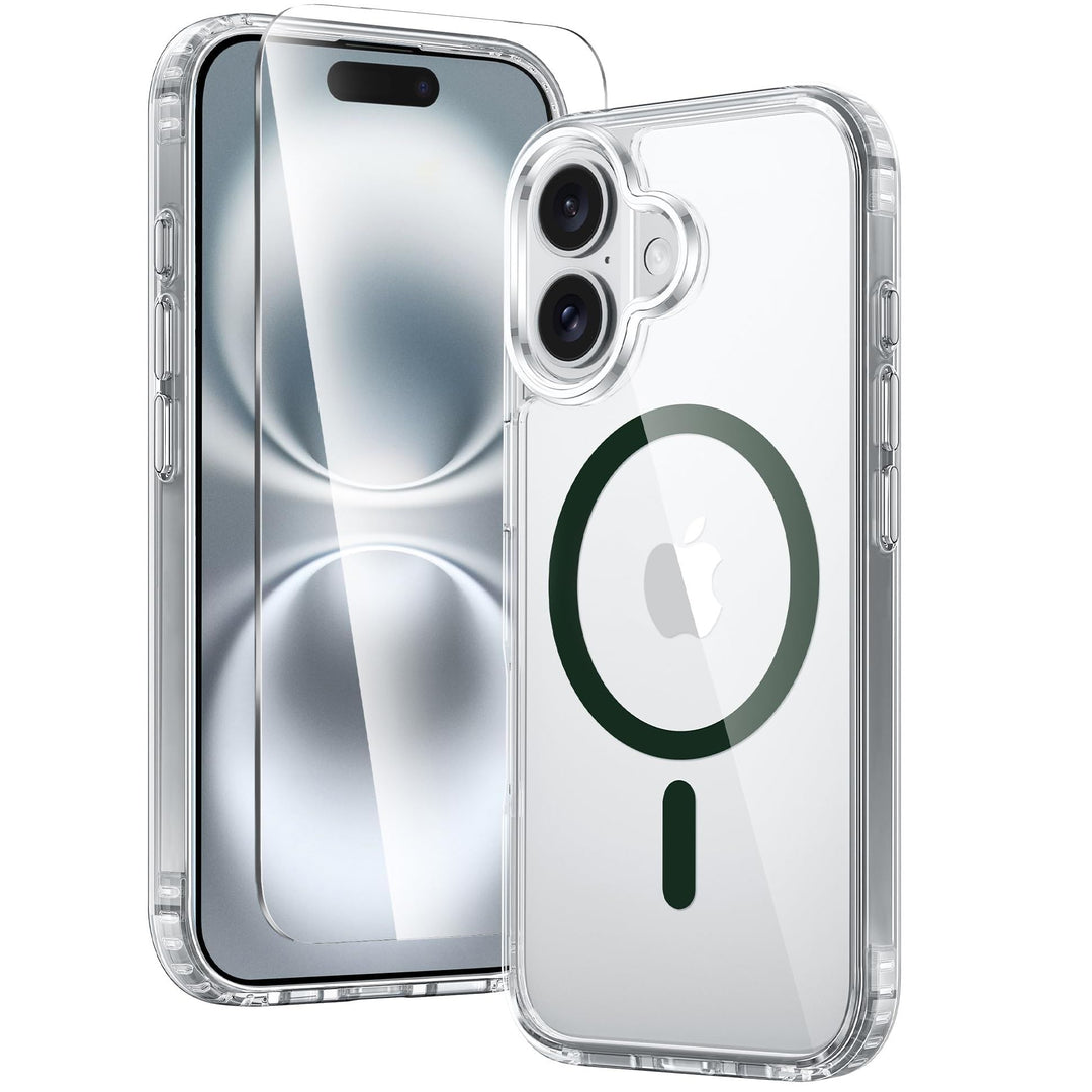 MaxGuard ClearShield: Magnetic Anti-Yellow iPhone Case