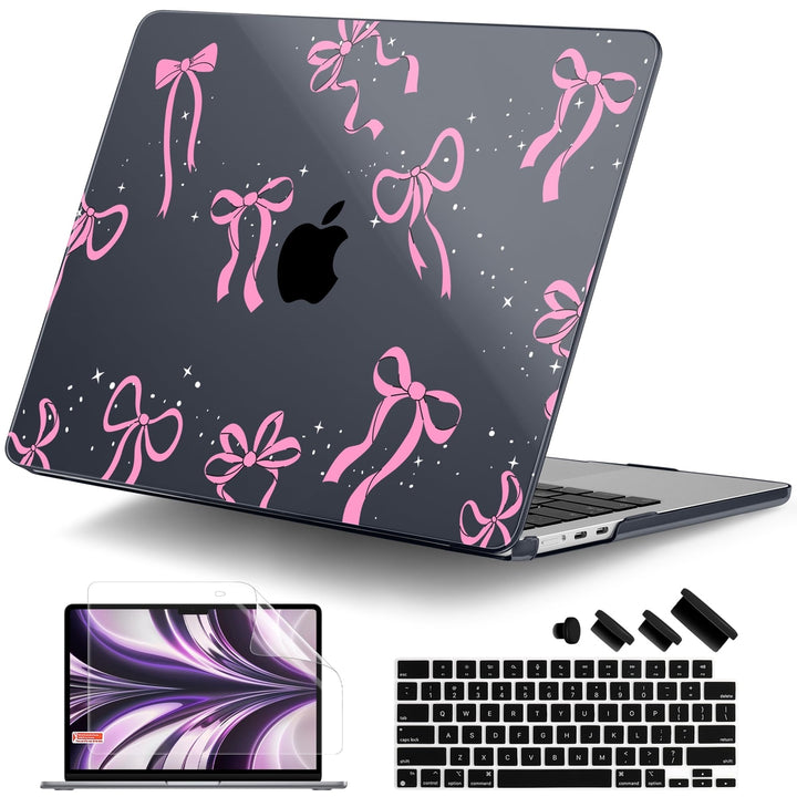 DONGKE Bows & Stars MacBook Air Hard Shell Case