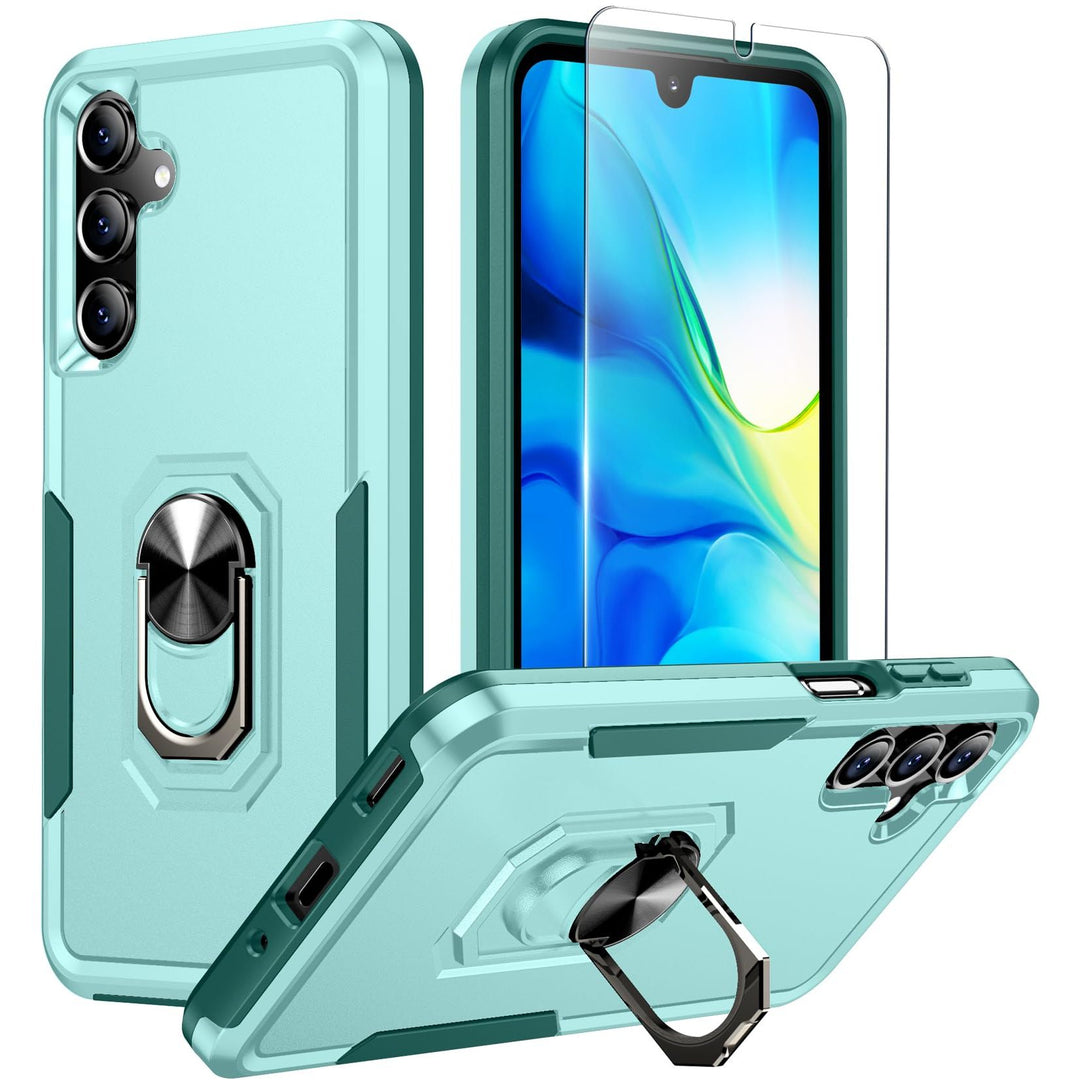 Red2Fire Designed for Samsung Galaxy A16 5G Case, [Military Grade Drop Protection] Non-Slip Heavy Duty Full Body Shockproof Protection Phone Case Galaxy A16 5G Case,Black - DOKUTRONIX