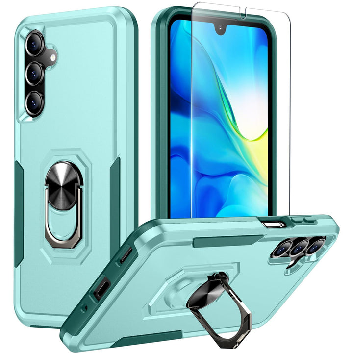 Red2Fire Designed for Samsung Galaxy A16 5G Case, [Military Grade Drop Protection] Non-Slip Heavy Duty Full Body Shockproof Protection Phone Case Galaxy A16 5G Case,Black - DOKUTRONIX