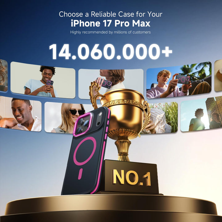 MagneFlex 3-in-1 iPhone 17 Pro Max Case - Red