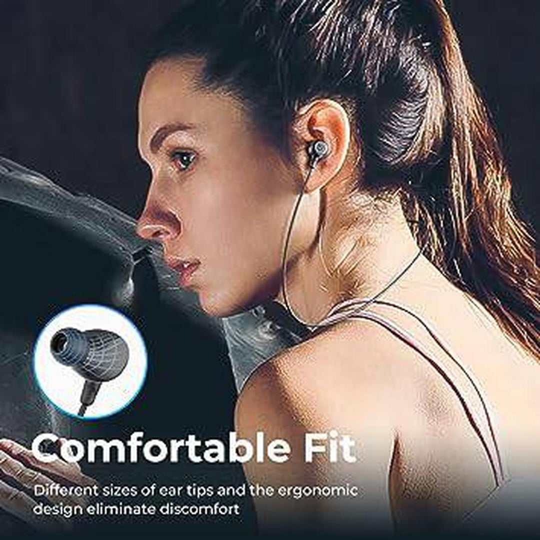ImmerseBass In-Ear BT Headphones (Black) - DOKUTRONIX