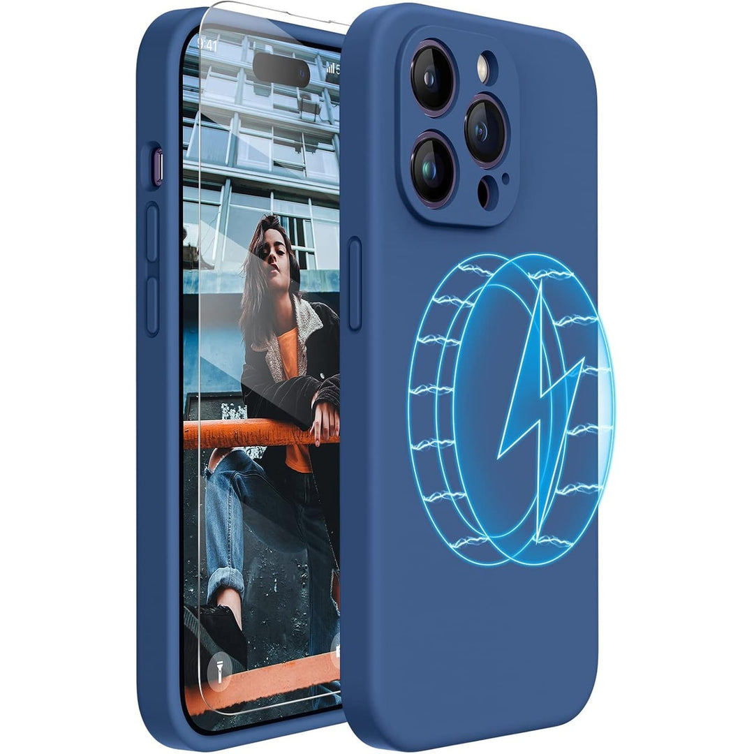 AzureShield iPhone 14 Case with Screen Protector