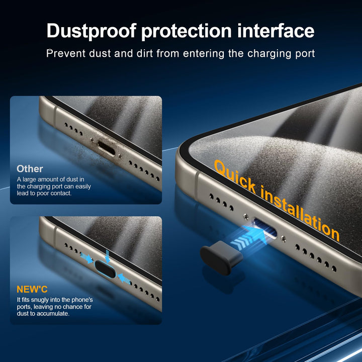NEW'C Triple Shield: iPhone 16 Pro Protection Kit