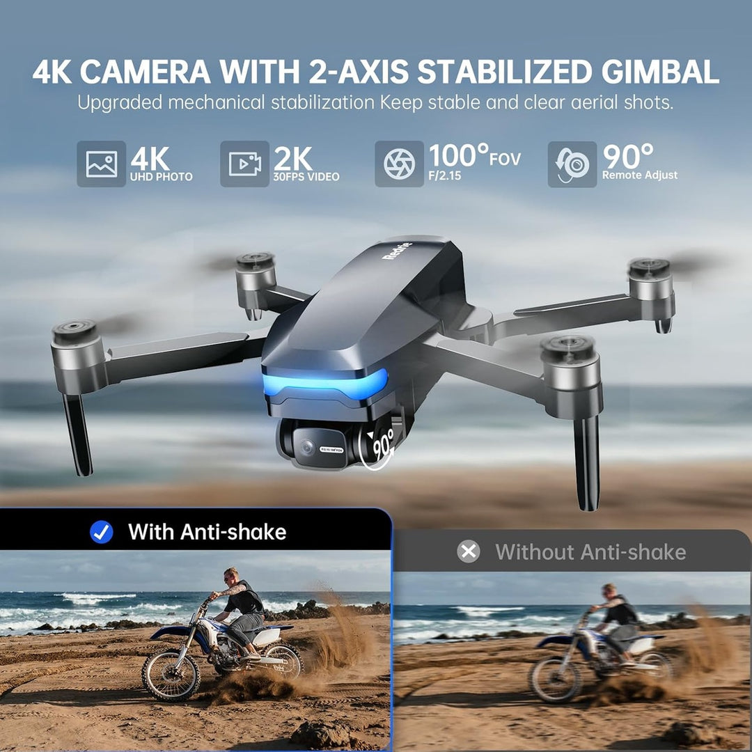 SkyMaster 4K: Lightweight GPS Drone for All