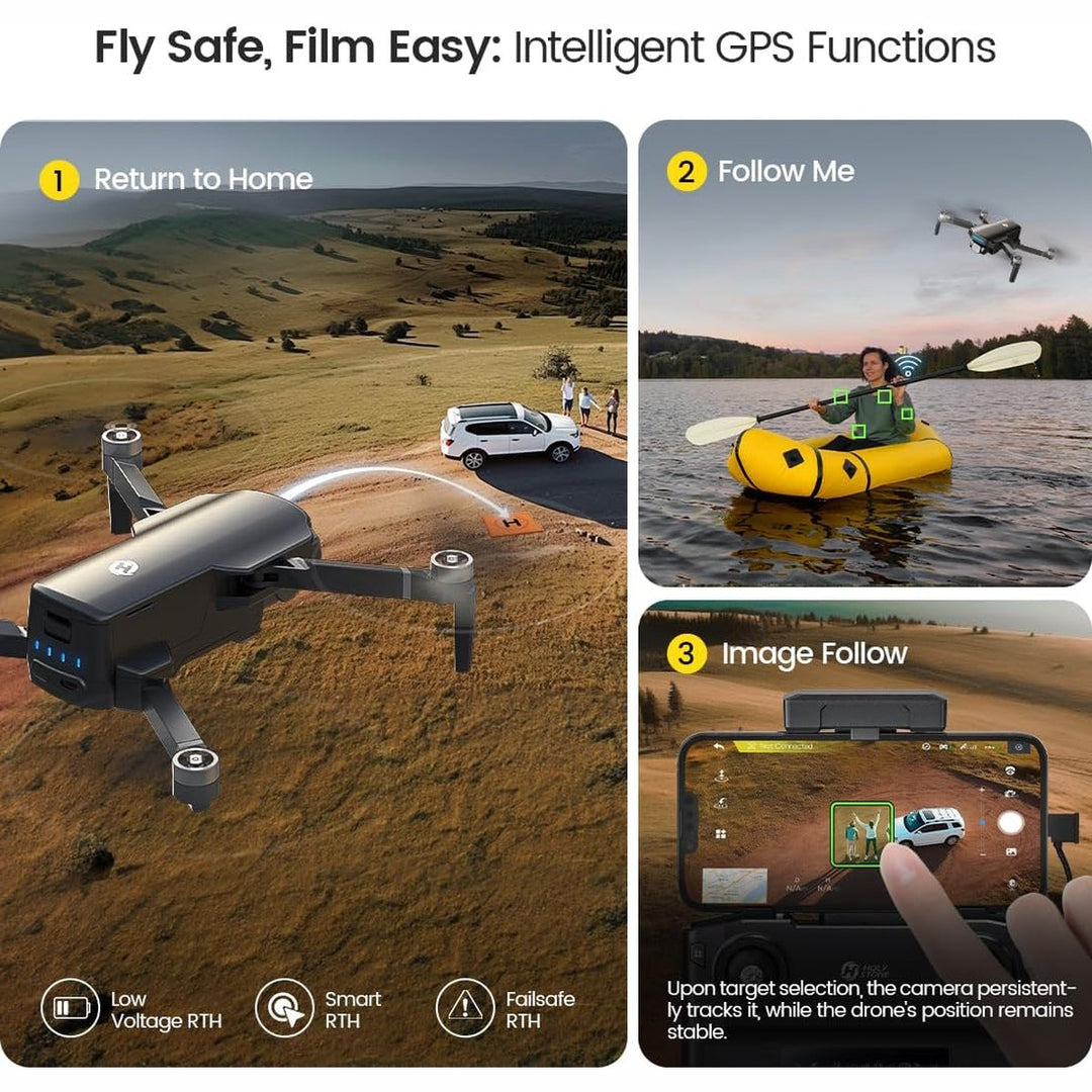 SkyScout 360S: 4K GPS Drone for Beginners