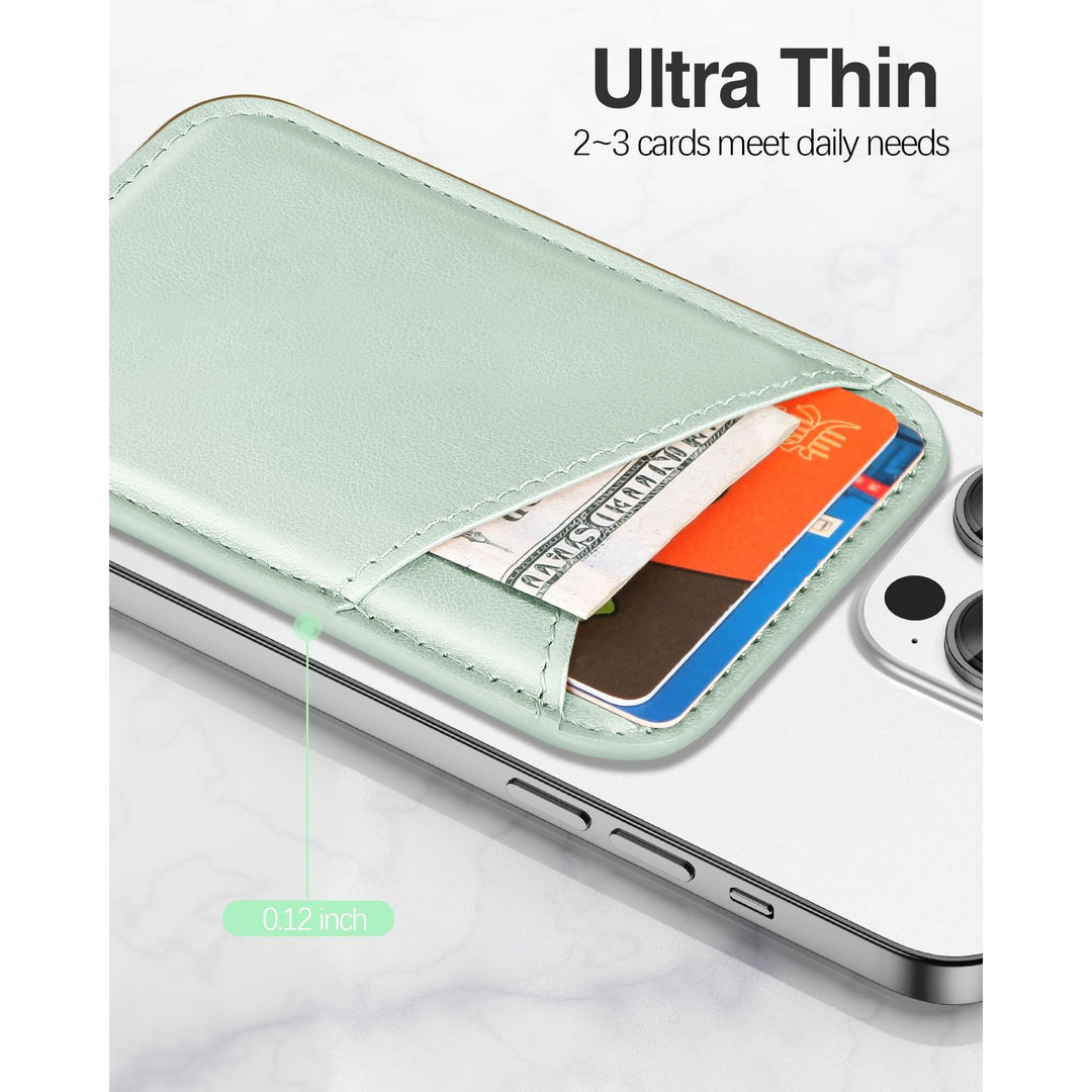 Miroddi MagSafe Leather Wallet - Ultra-Thin & RFID Blocker - DOKUTRONIX