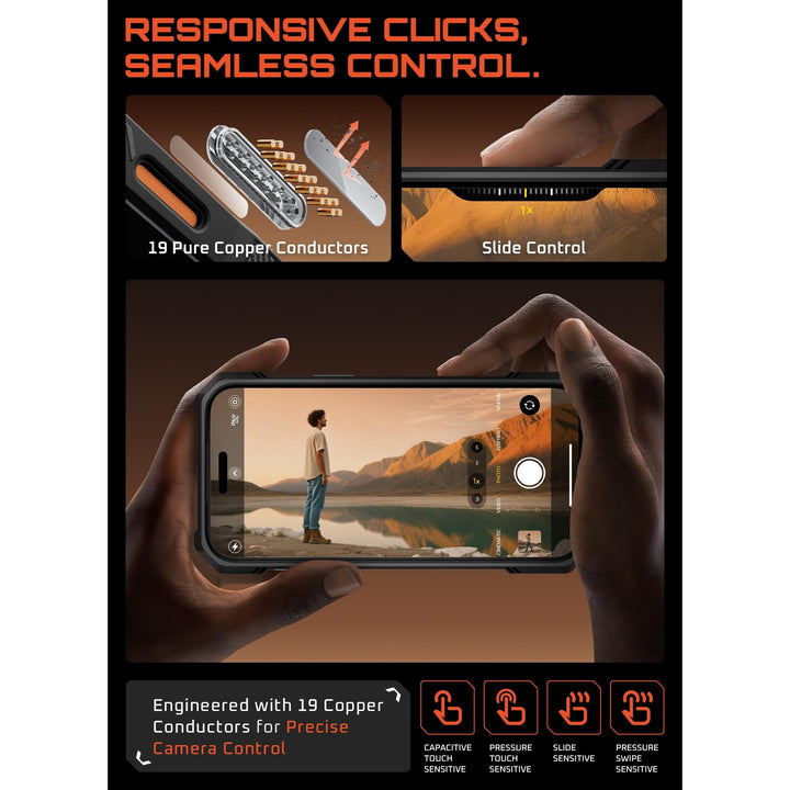 DesertGuard: MagSafe iPhone 17 Pro Max Case + Kickstand