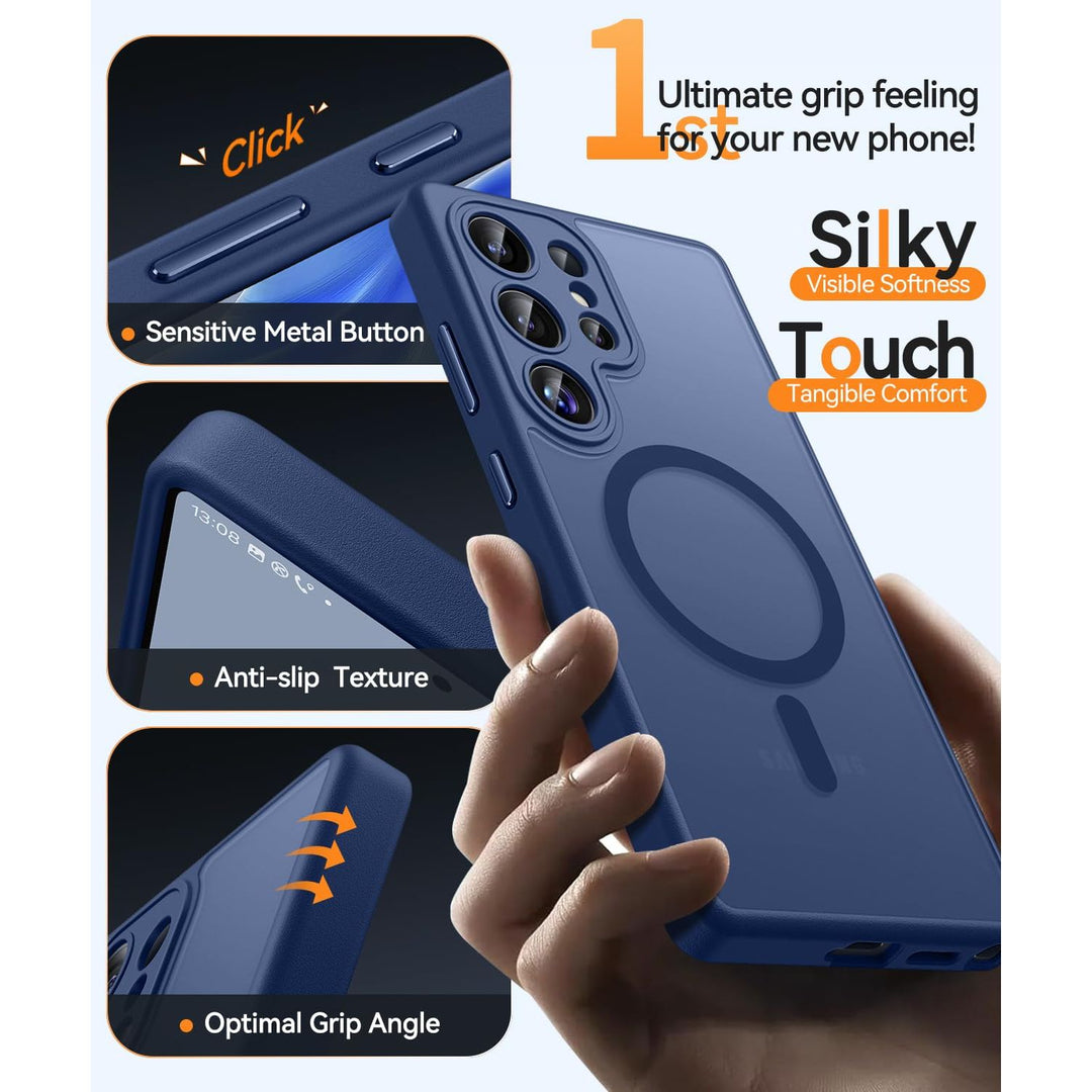 MagFlex Clear Case for Galaxy S25 Ultra with Kickstand - DOKUTRONIX