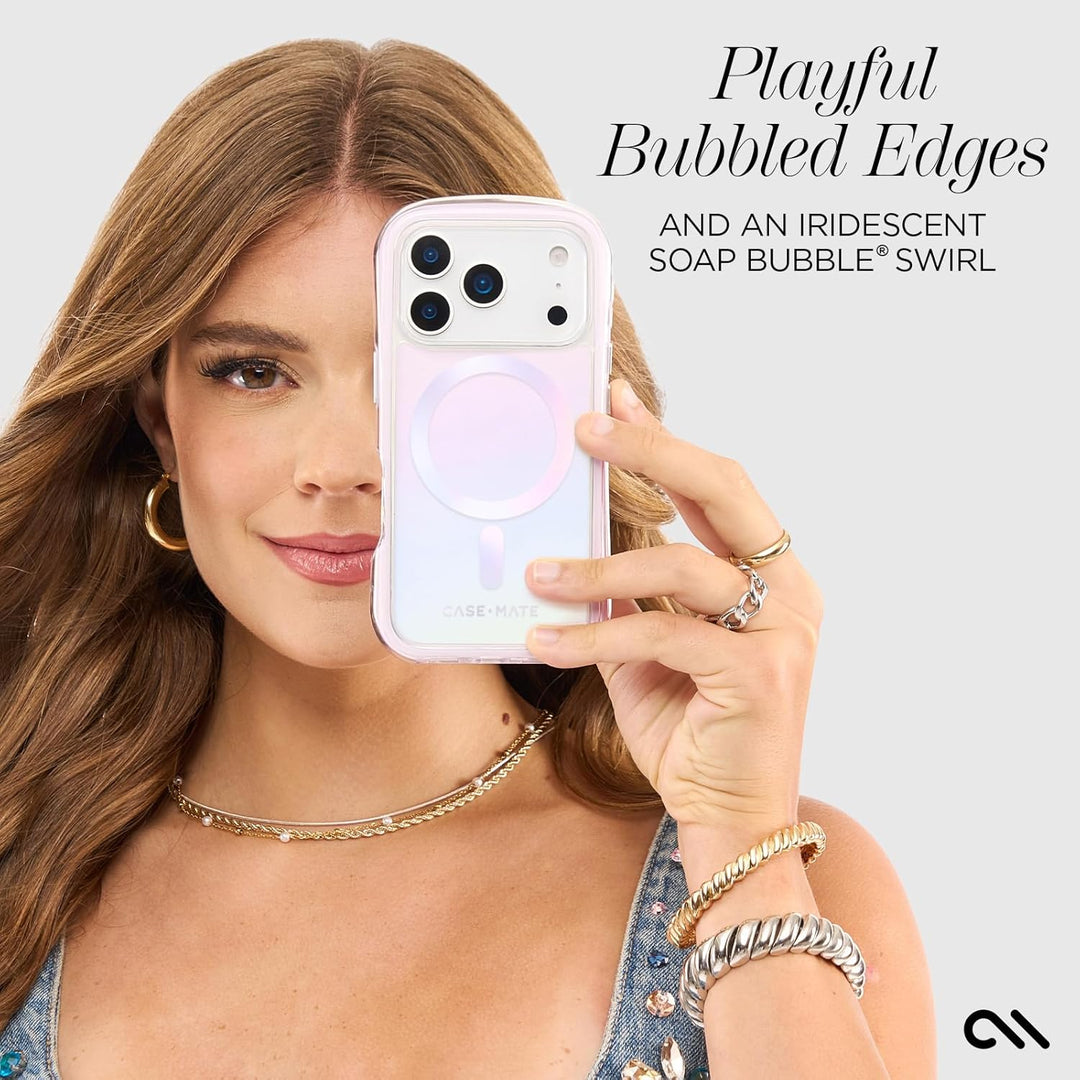 Gold Glitter MagSafe Case for iPhone 17 Pro Max, 12ft Drop