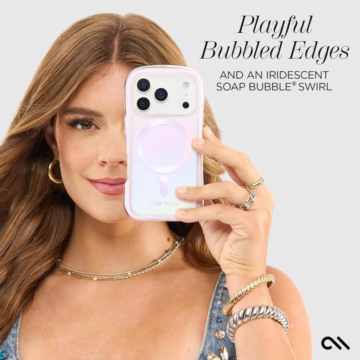 Gold Glitter MagSafe Case for iPhone 17 Pro Max, 12ft Drop