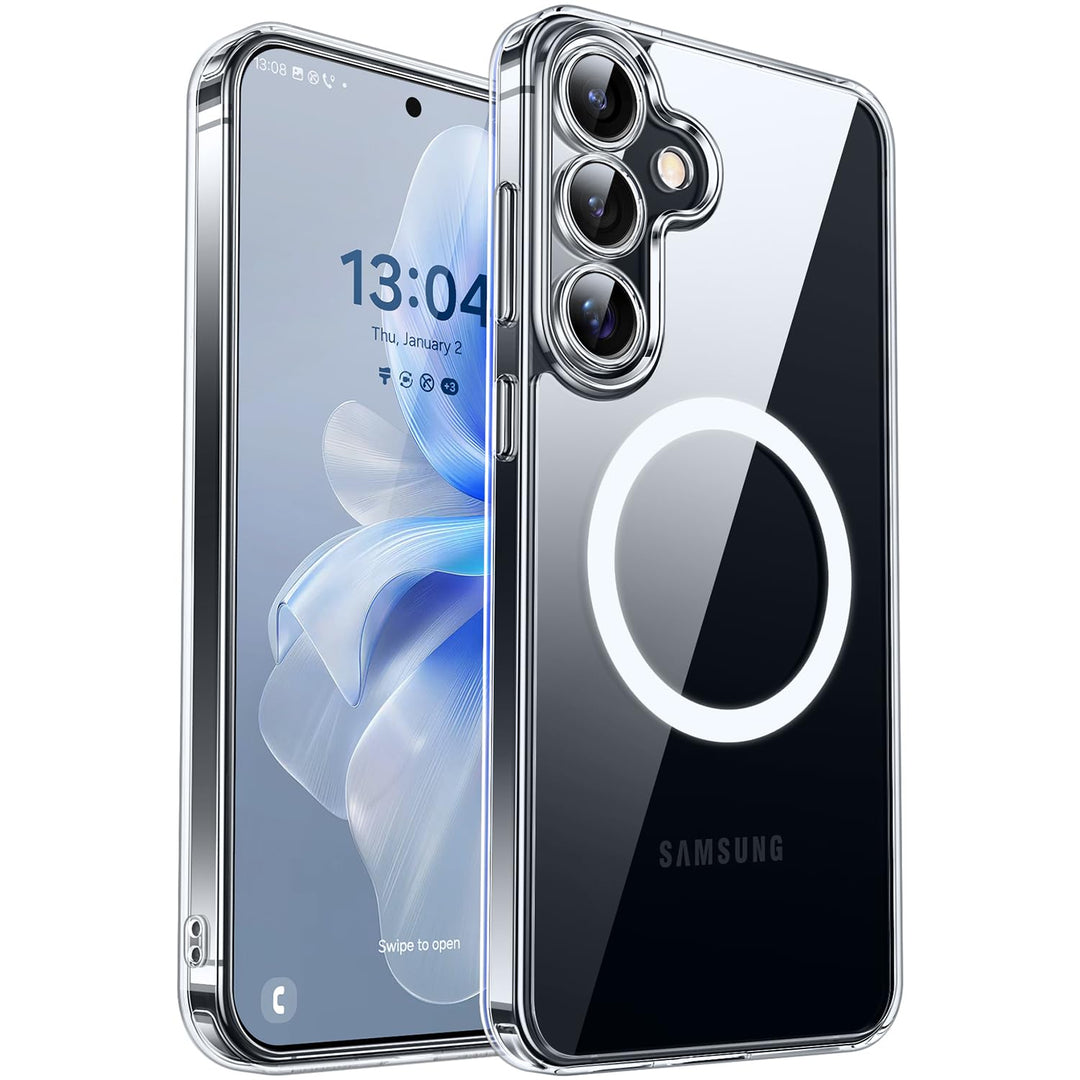 MagFlex Clear Case for Galaxy S25 Ultra with Kickstand - DOKUTRONIX