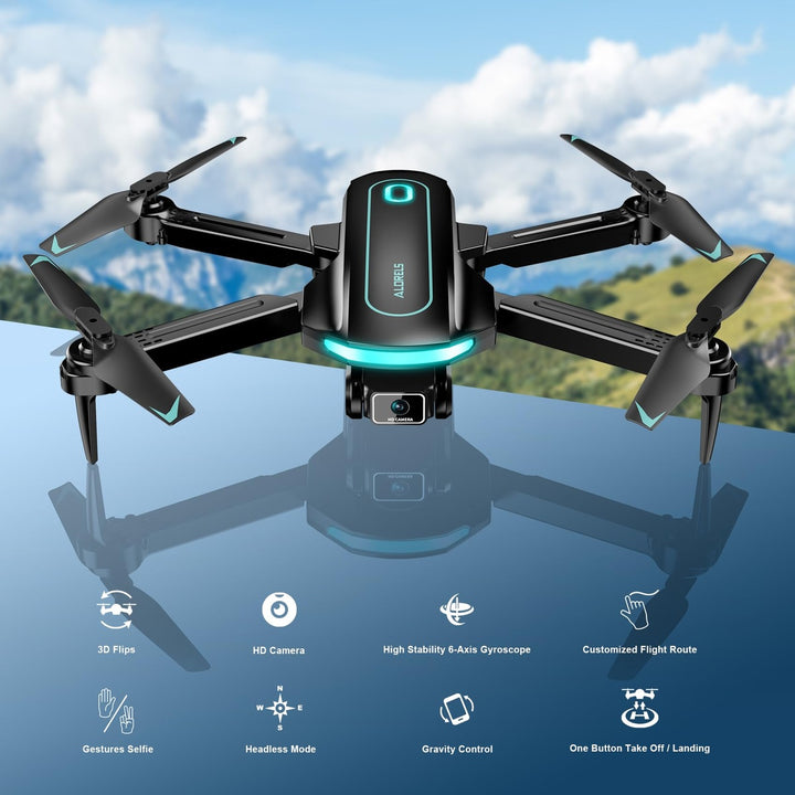 SkySnap Mini Drone: HD, Foldable, Fun for All!