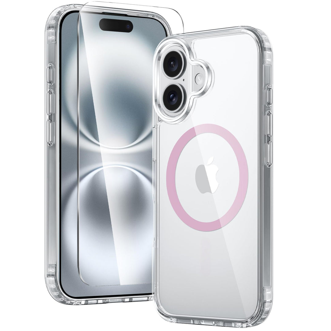 MaxGuard ClearShield: Magnetic Anti-Yellow iPhone Case