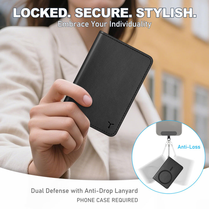 Magsafe PU Wallet - RFID, 6 Slots, Clear ID - DOKUTRONIX