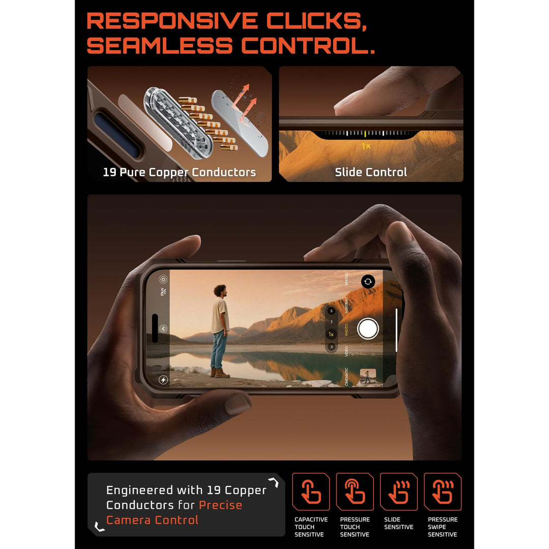 DesertGuard: MagSafe iPhone 17 Pro Max Case + Kickstand