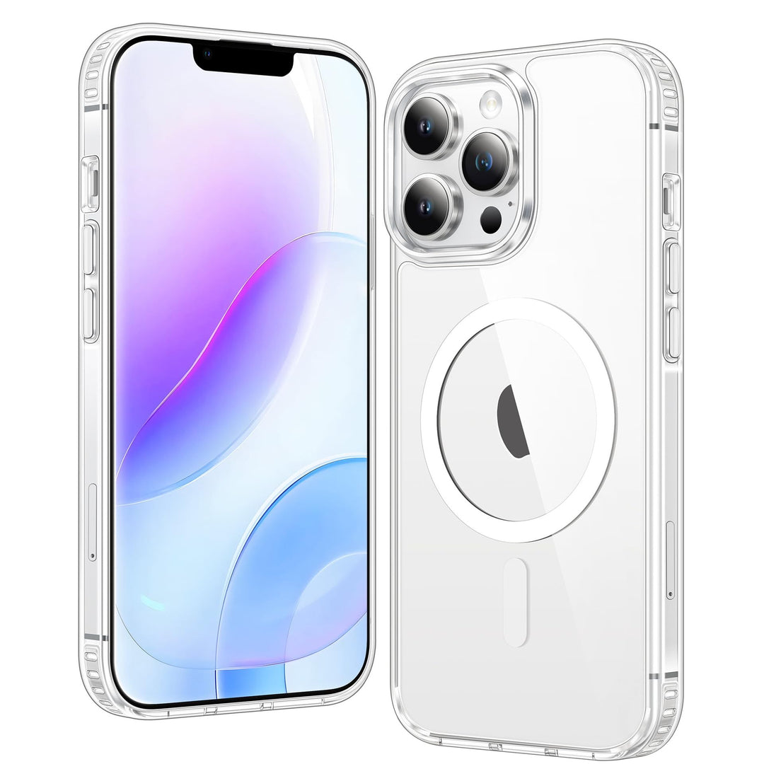 MaxGuard ClearShield: Magnetic Anti-Yellow iPhone Case