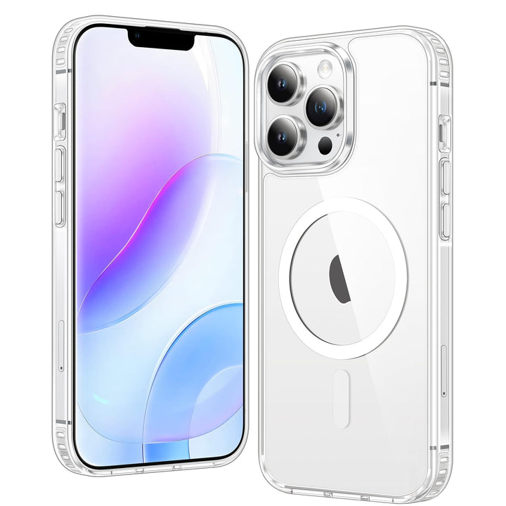 MaxGuard ClearShield: Magnetic Anti-Yellow iPhone Case