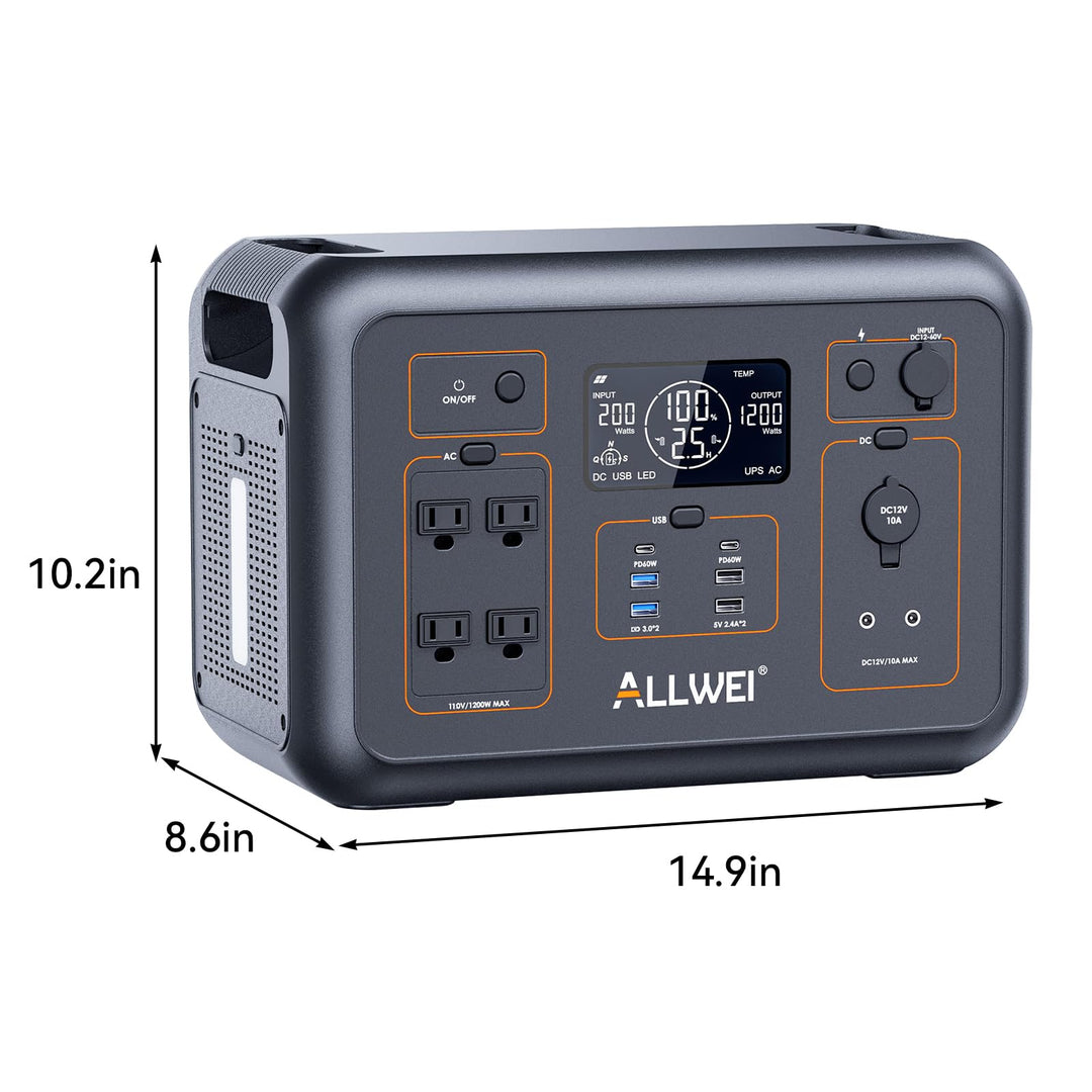 ALLWEI Solar Generator 280Wh