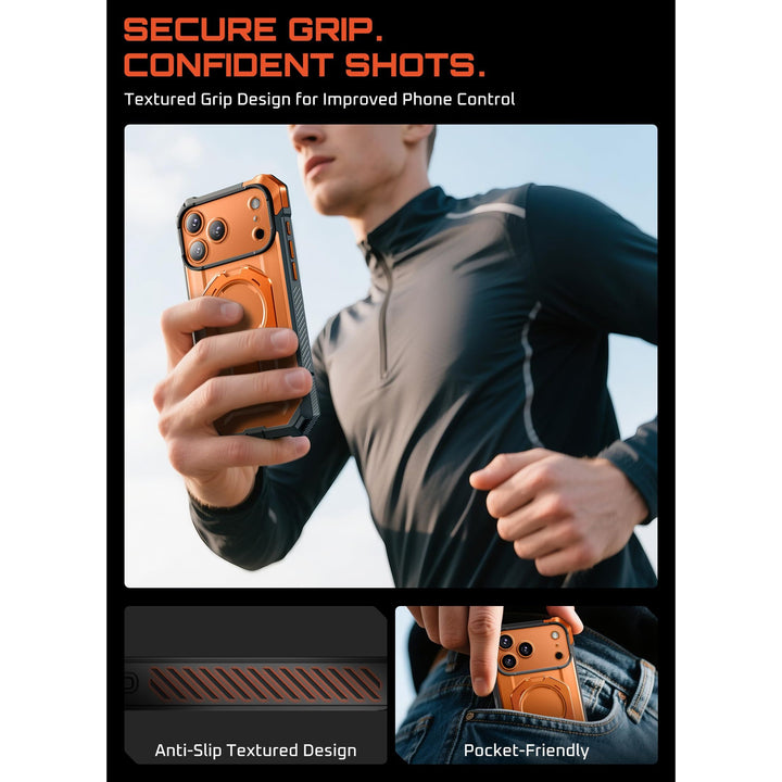 DesertGuard: MagSafe iPhone 17 Pro Max Case + Kickstand