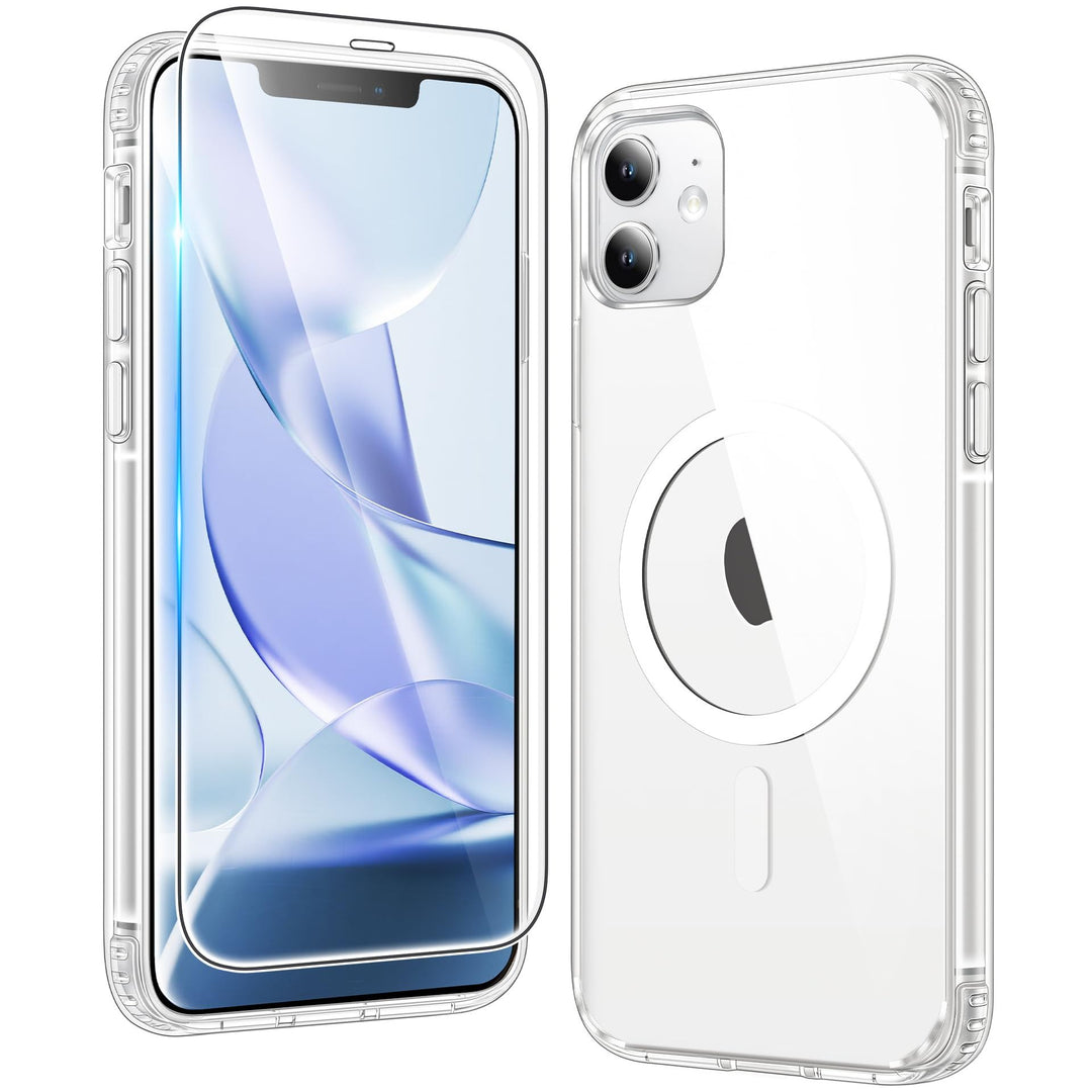 MaxGuard ClearShield: Magnetic Anti-Yellow iPhone Case